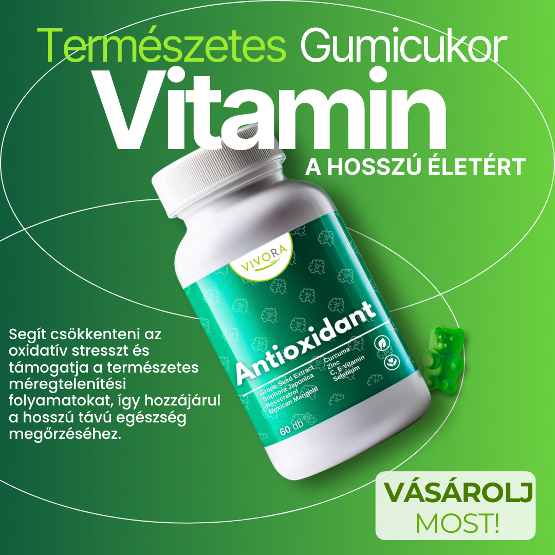 Antioxidants gumicukor - A hosszú élet titka