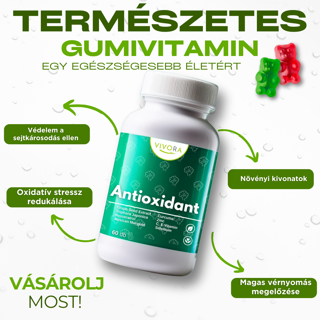 Antioxidants gumicukor - A hosszú élet titka